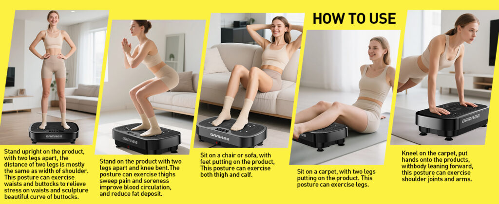 DamKee vibration plate how to use