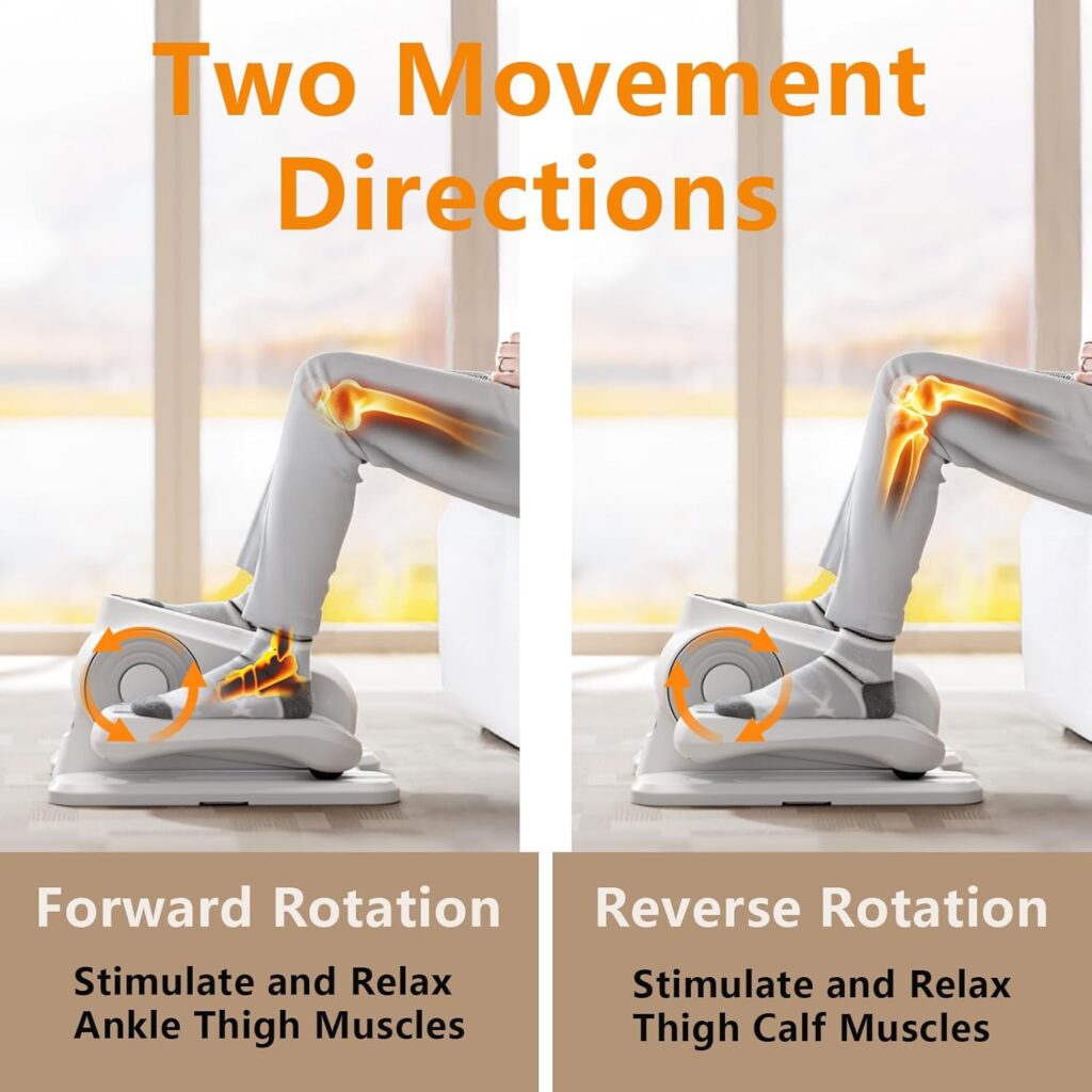 DamKee DK-066 under desk elliptical exercise machine for home and office use