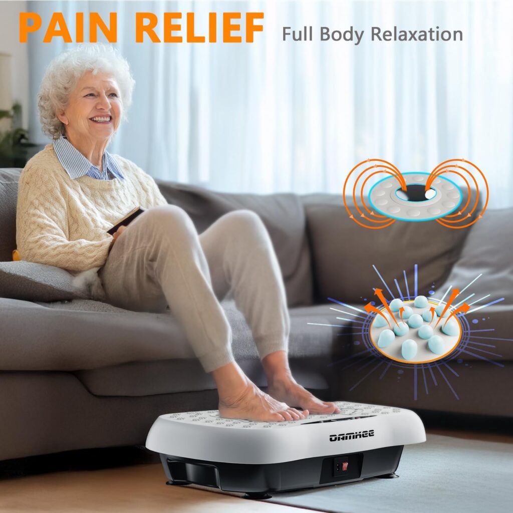 Compact home vibration machine for daily exercise