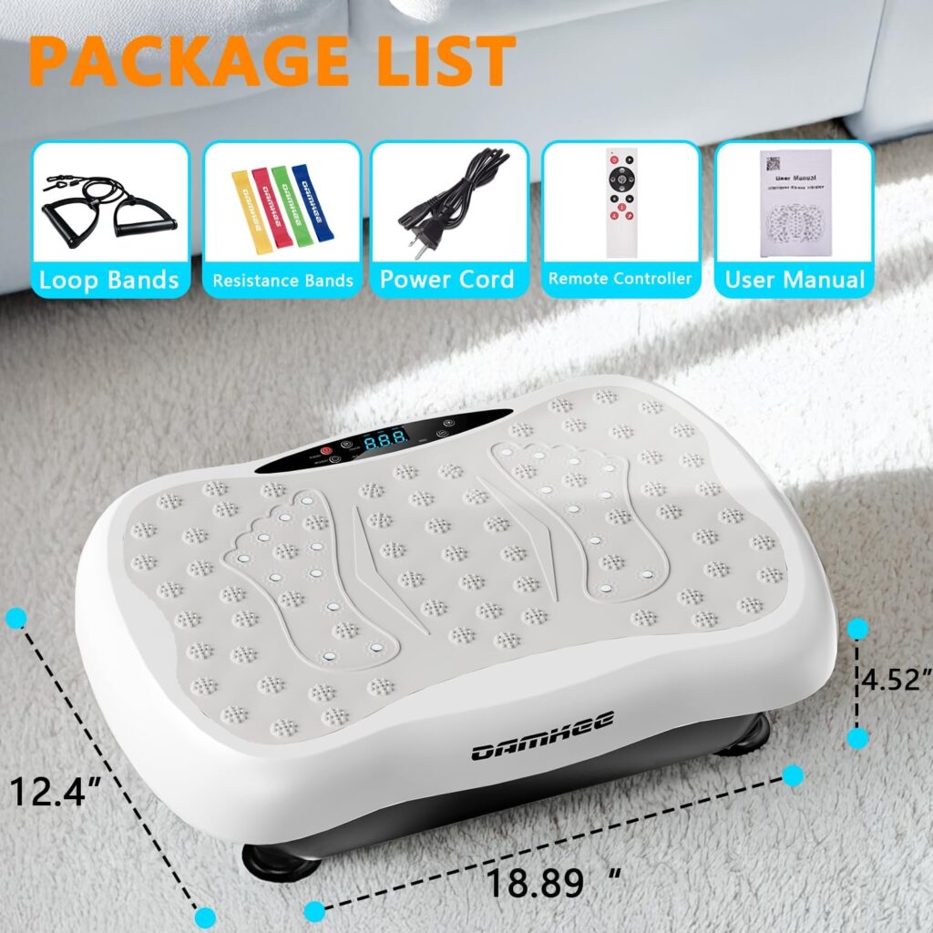 DamKee vibration board with LED display and remote control